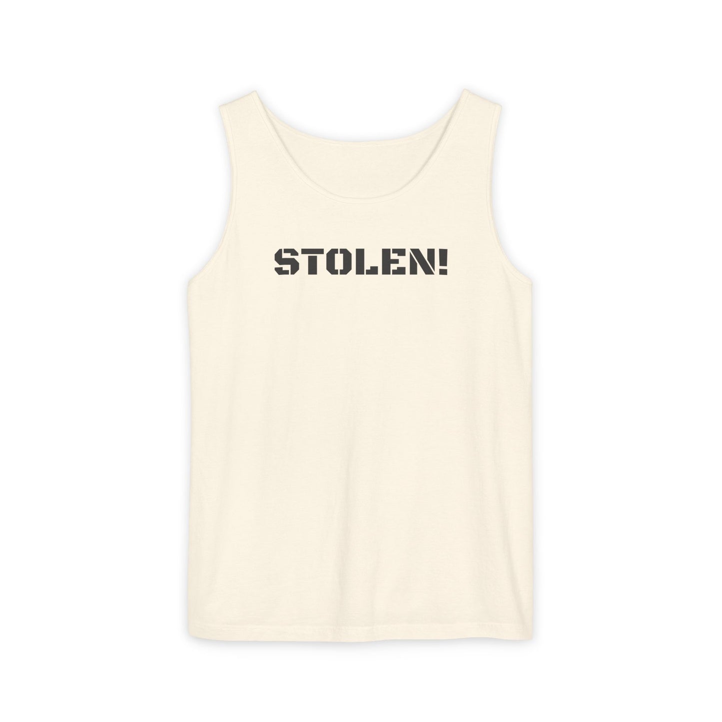 STOLEN! Unisex Garment-Dyed Tank Top - Casual Summer Style