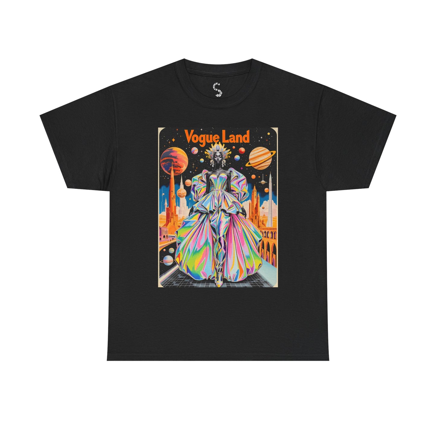 Vogue Land Unisex Heavy Cotton Tee - Colorful Graphic Shirt