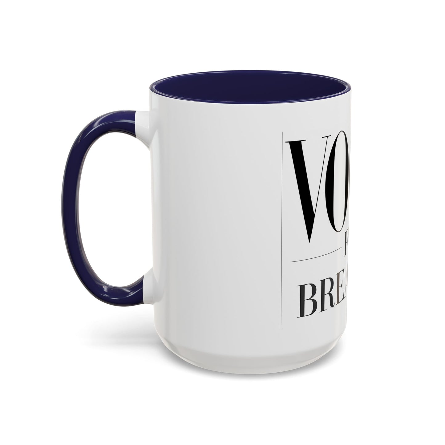 VOGUE For Breakfast Coffee Mug - Stylish Drinkware, Perfect for Breakfast, Gift for Coffee Lovers, Trendy Kitchen Decor