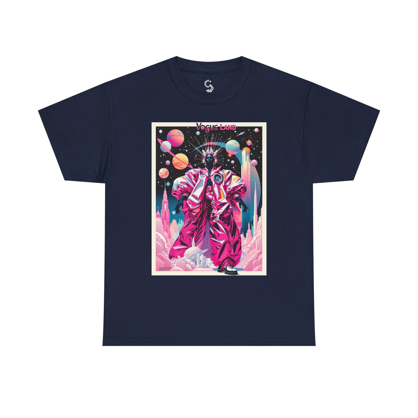 Vogue Land Unisex Heavy Cotton Tee - Colorful Graphic Shirt