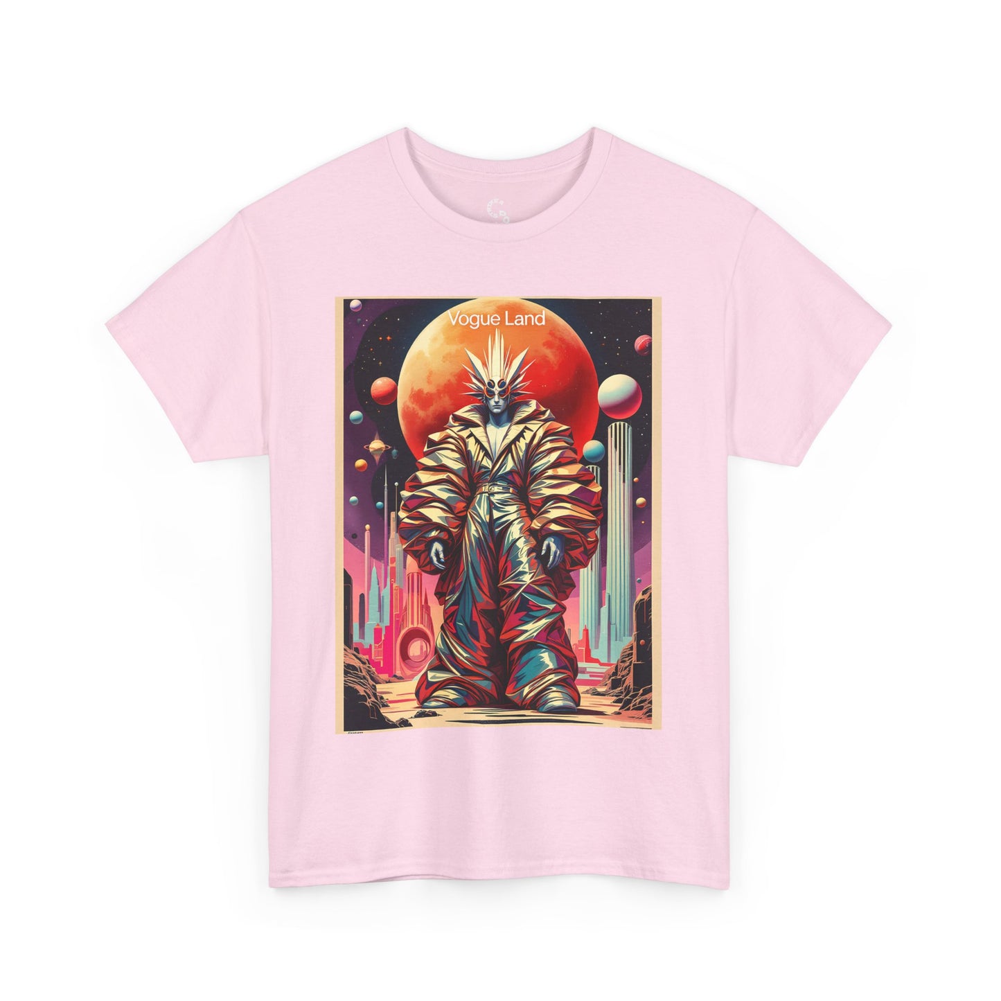 Vogue Land Unisex Heavy Cotton Tee - Colorful Graphic Shirt