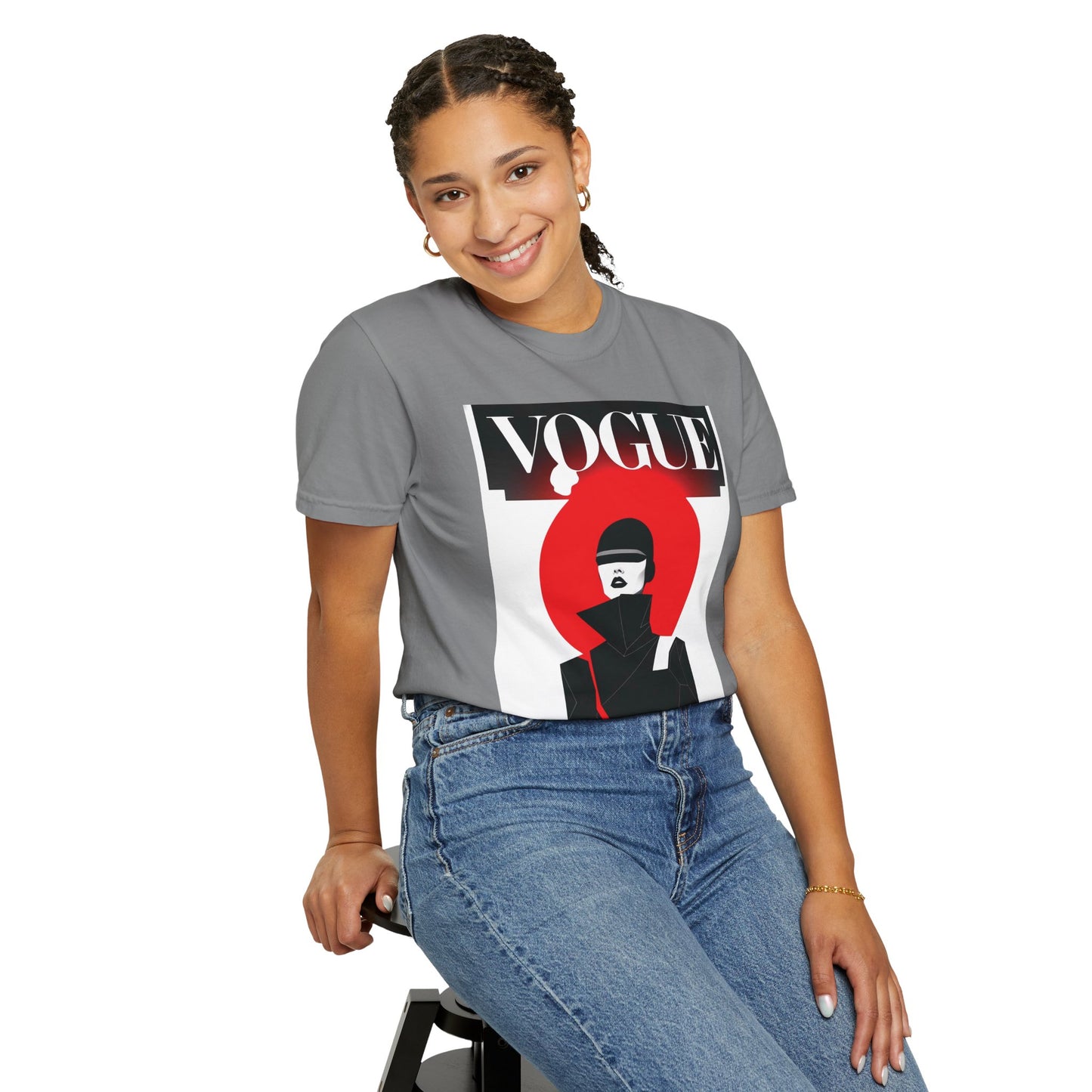 Vogue Strike A Pose-Unisex Garment-Dyed T-Shirt - Strike a Pose!