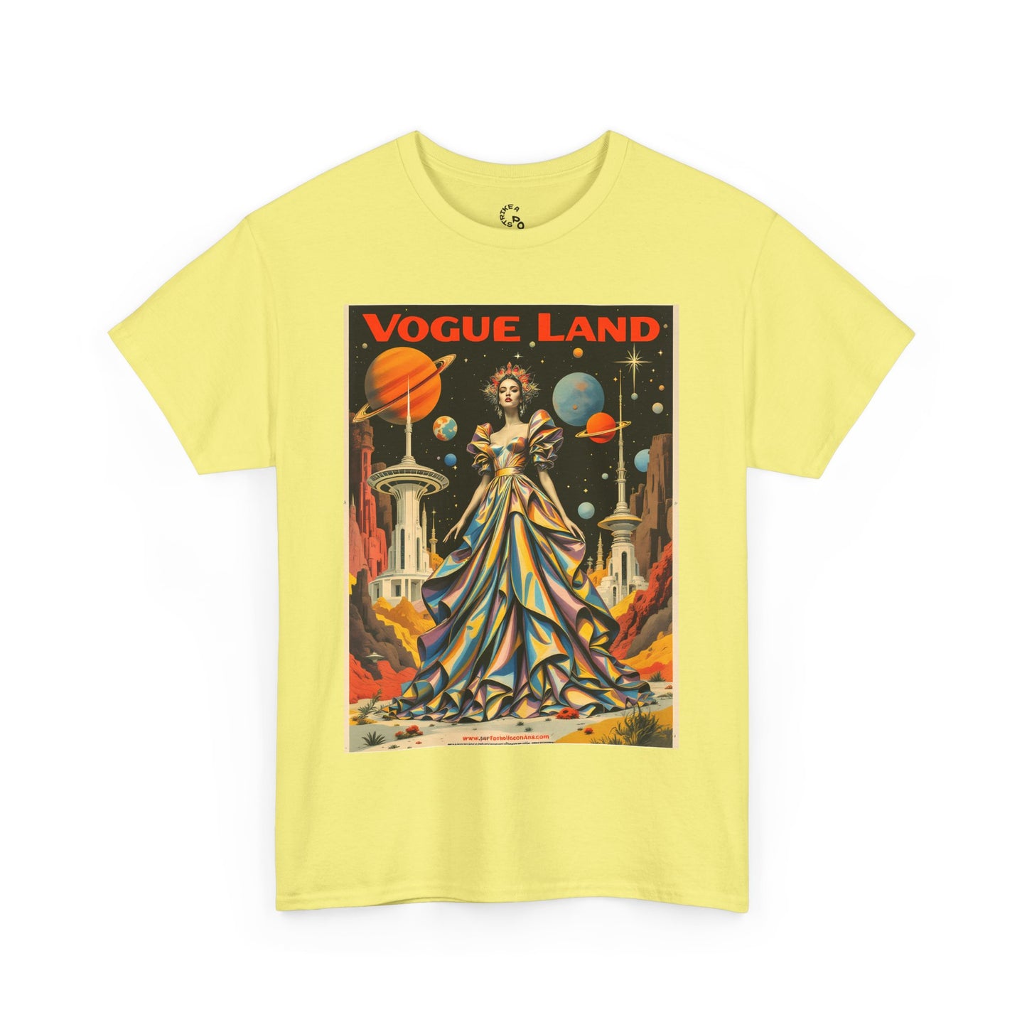 Vogue Land Unisex Heavy Cotton Tee - Colorful Graphic Shirt