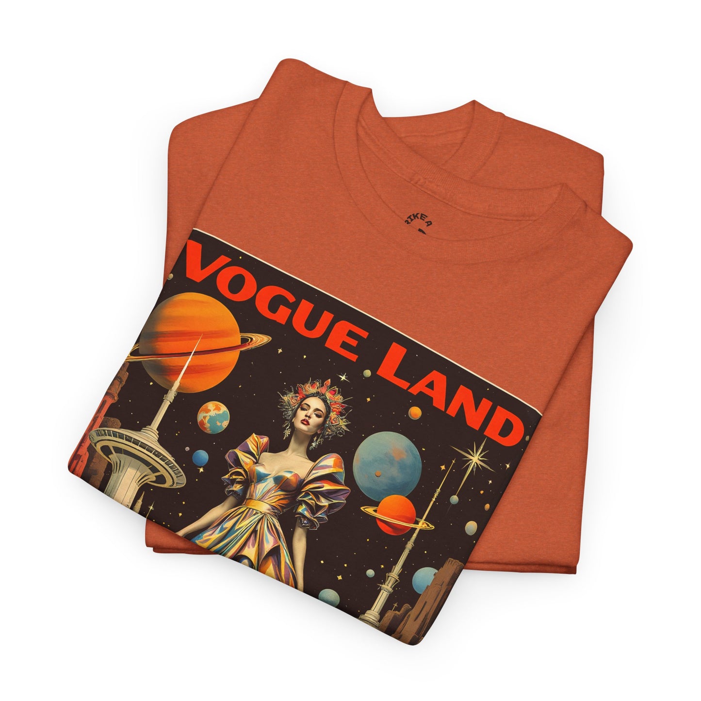 Vogue Land Unisex Heavy Cotton Tee - Colorful Graphic Shirt