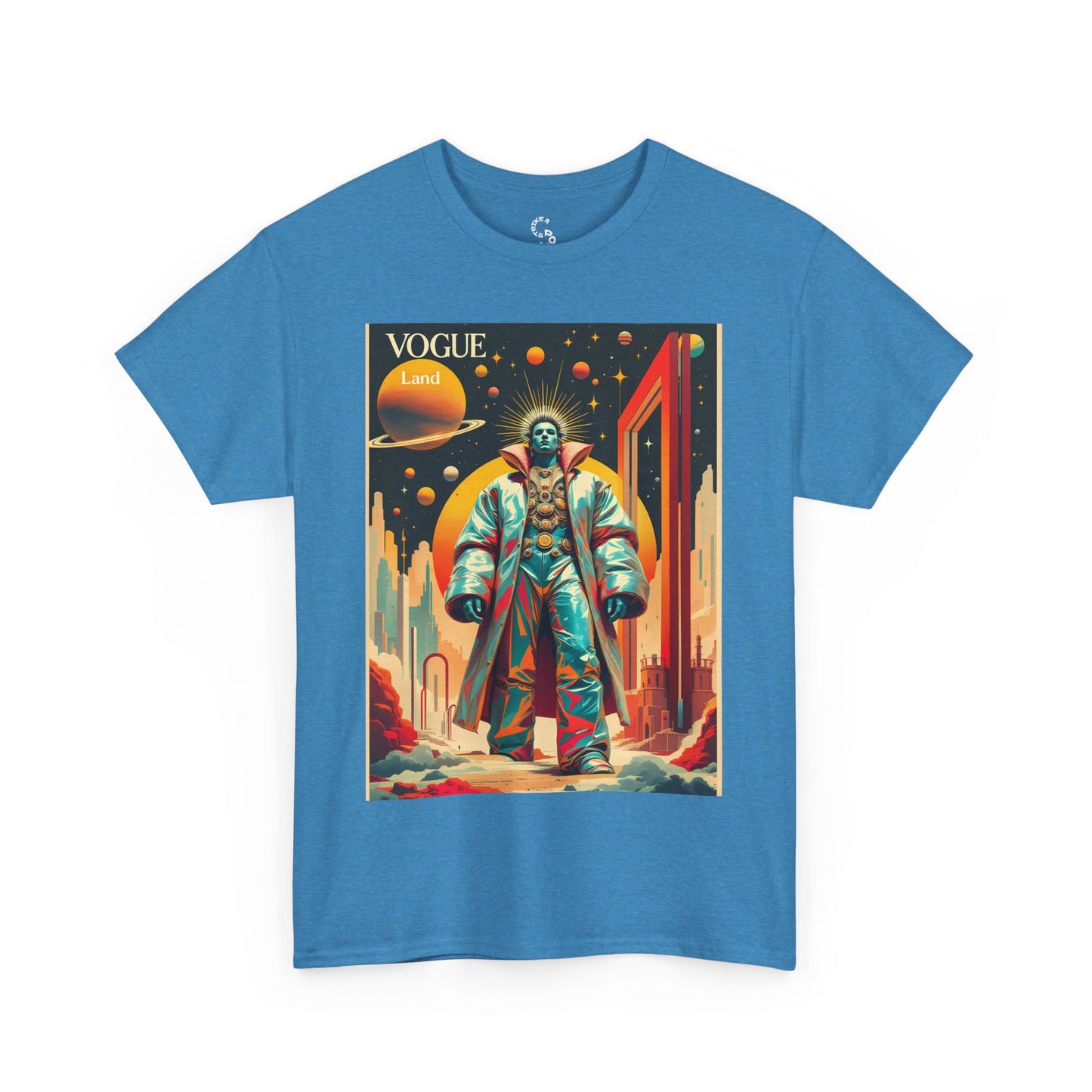 Vogue Land Unisex Heavy Cotton Tee - Colorful Graphic Shirt