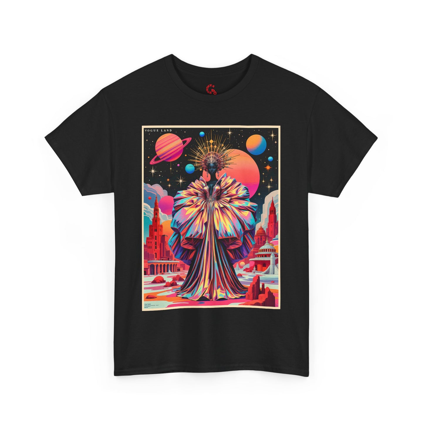 Vogue Land Unisex Heavy Cotton Tee - Colorful Graphic Shirt