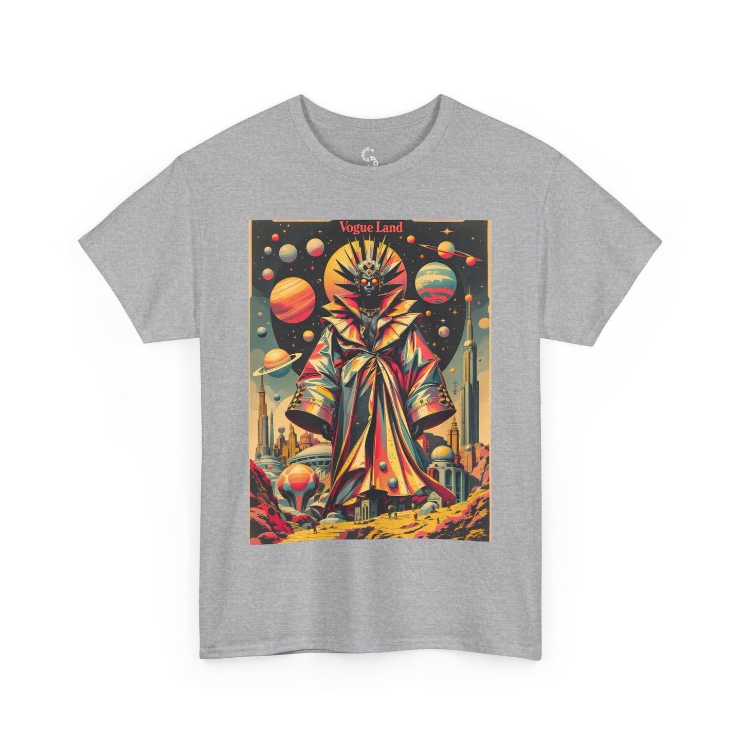 Vogue Land Unisex Heavy Cotton Tee - Colorful Graphic Shirt