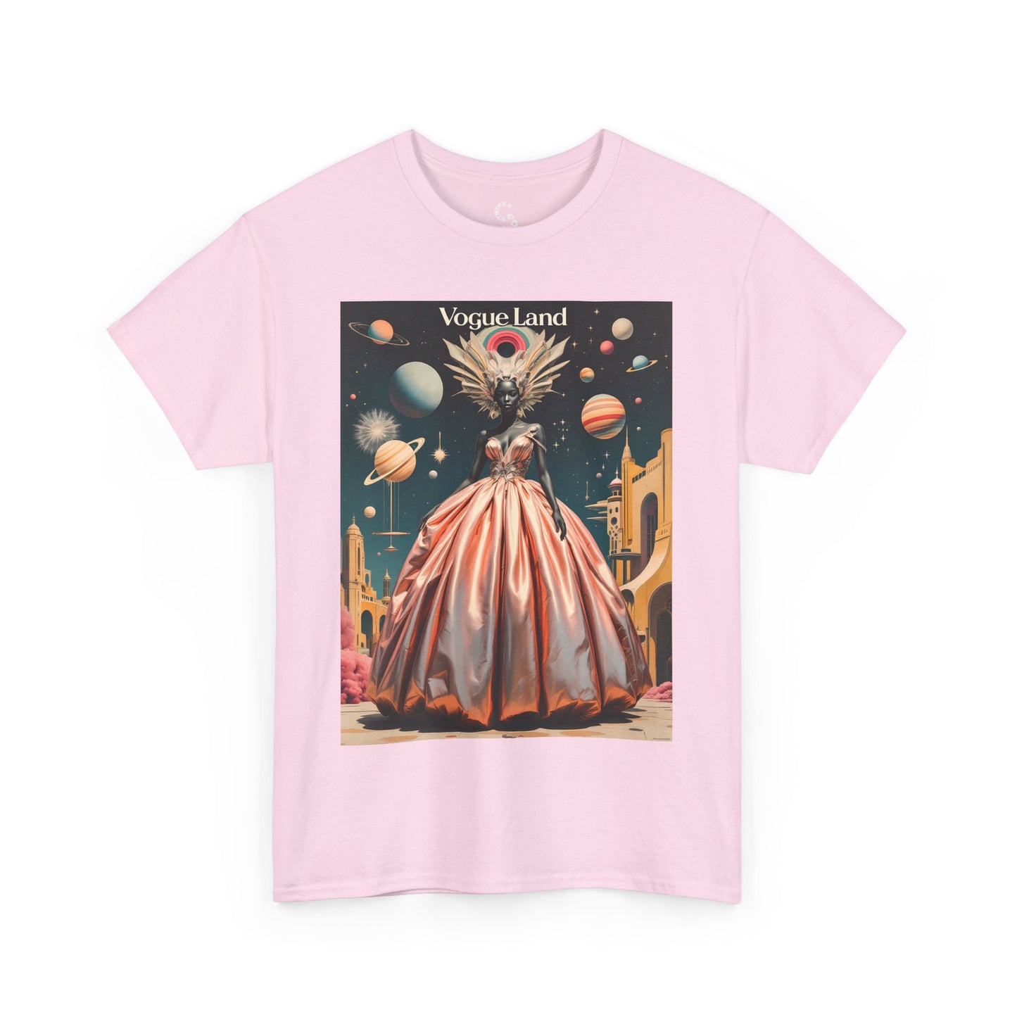 Vogue Land Unisex Heavy Cotton Tee - Colorful Graphic Shirt