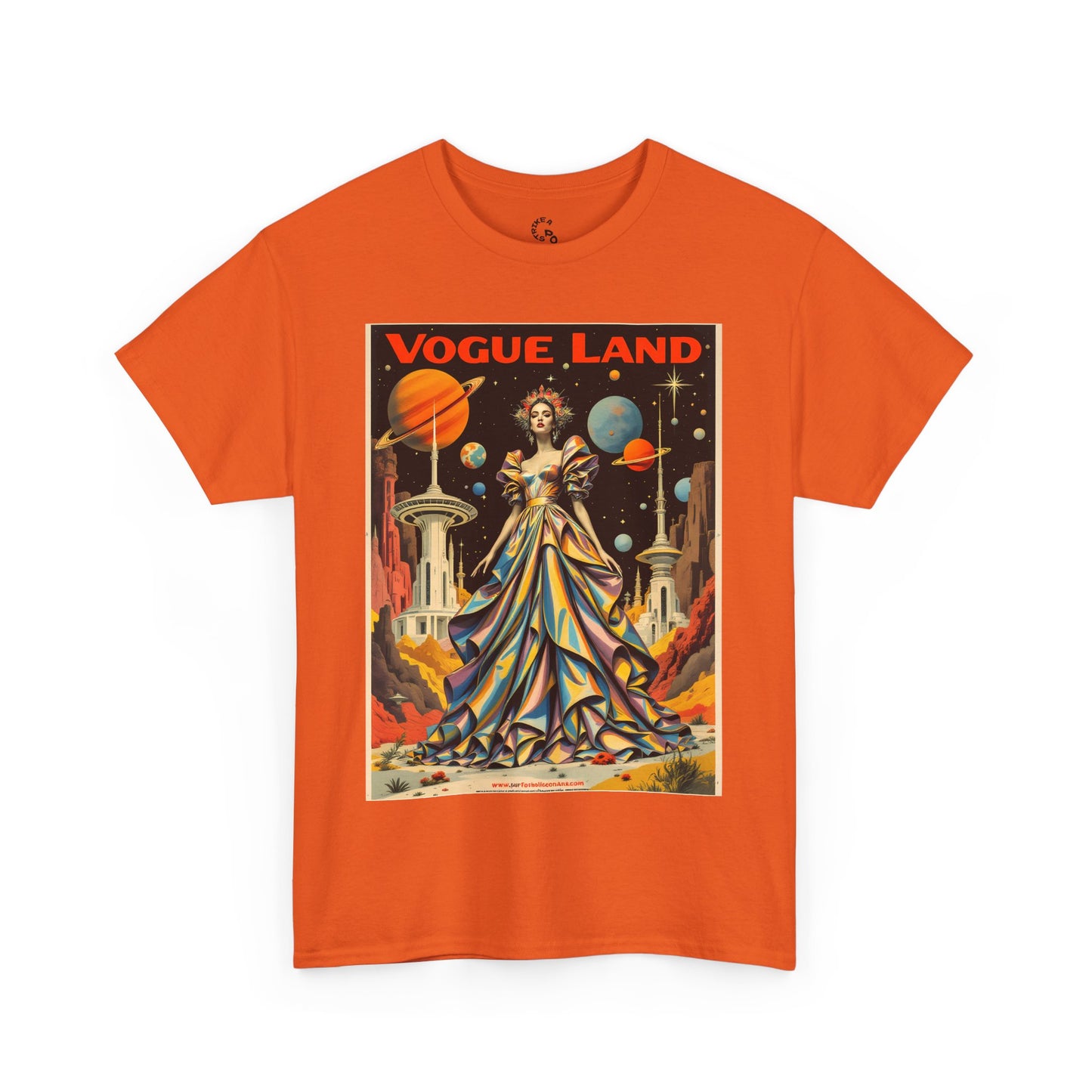 Vogue Land Unisex Heavy Cotton Tee - Colorful Graphic Shirt
