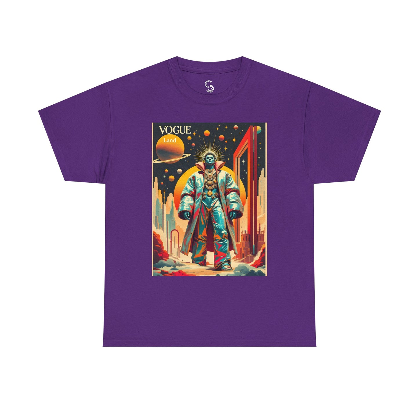 Vogue Land Unisex Heavy Cotton Tee - Colorful Graphic Shirt