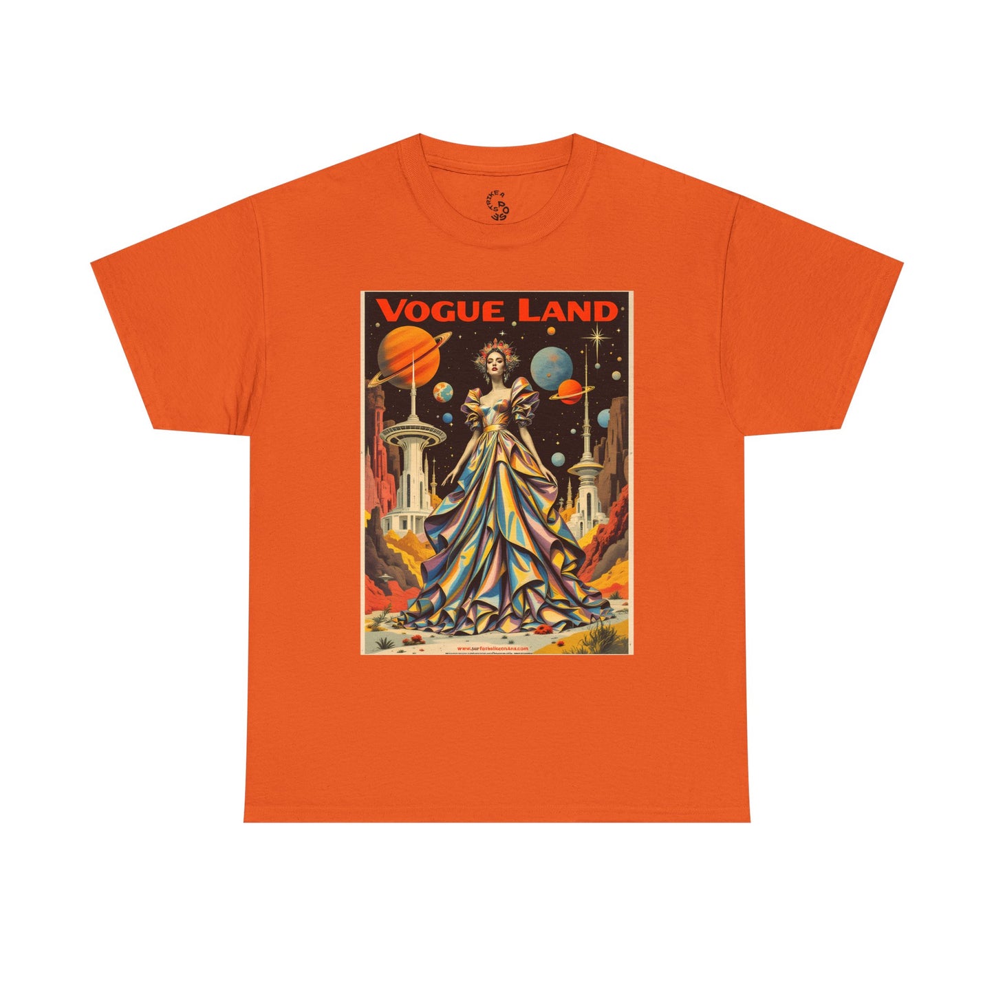 Vogue Land Unisex Heavy Cotton Tee - Colorful Graphic Shirt