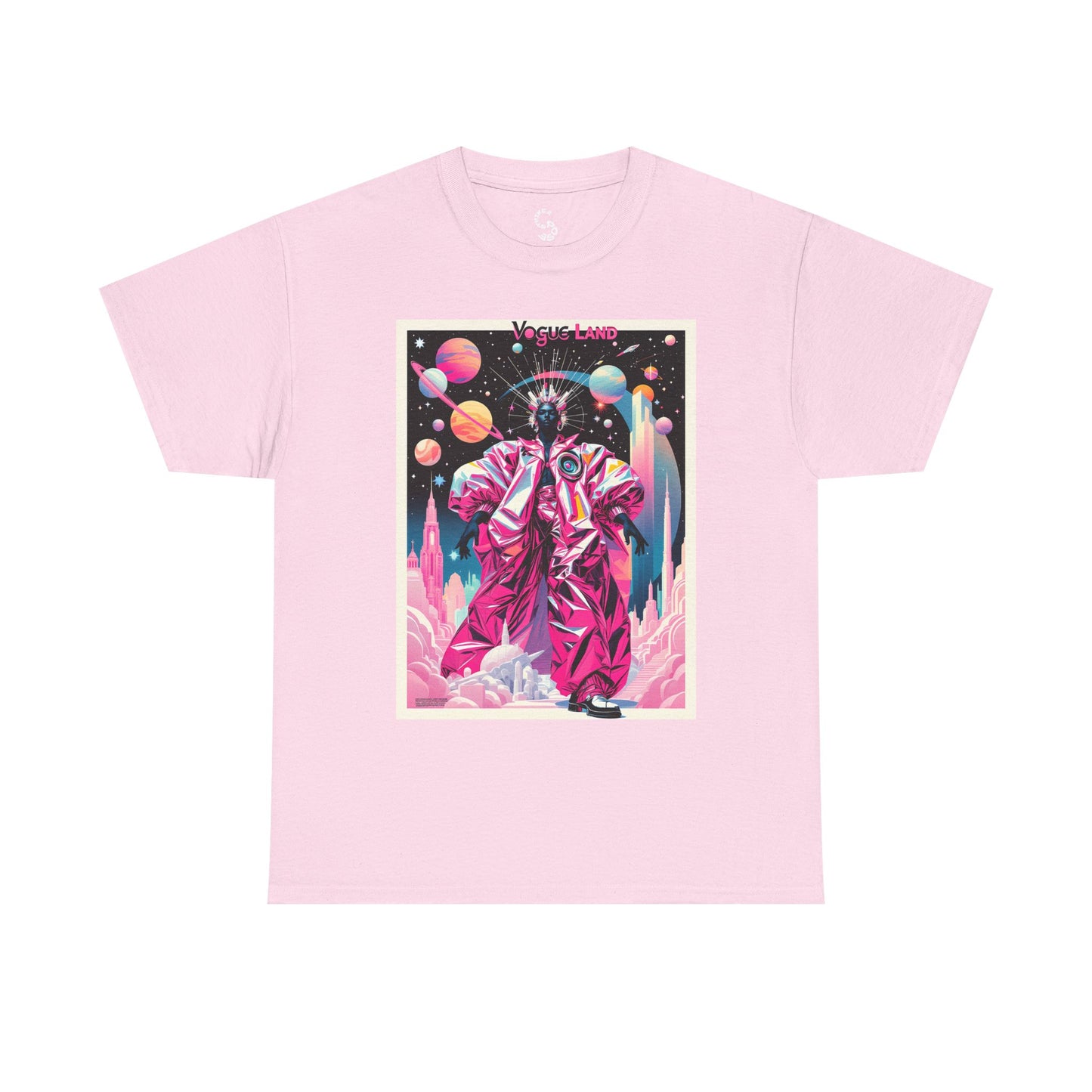 Vogue Land Unisex Heavy Cotton Tee - Colorful Graphic Shirt