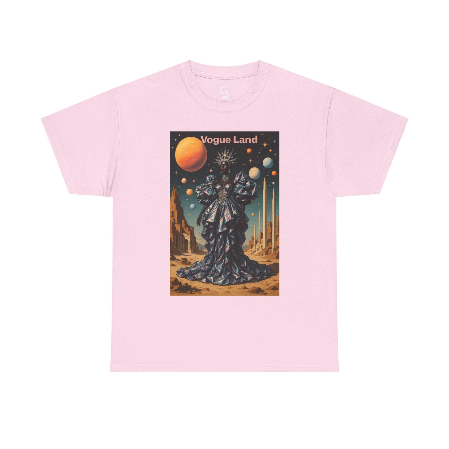 Vogue Land Unisex Heavy Cotton Tee - Colorful Graphic Shirt