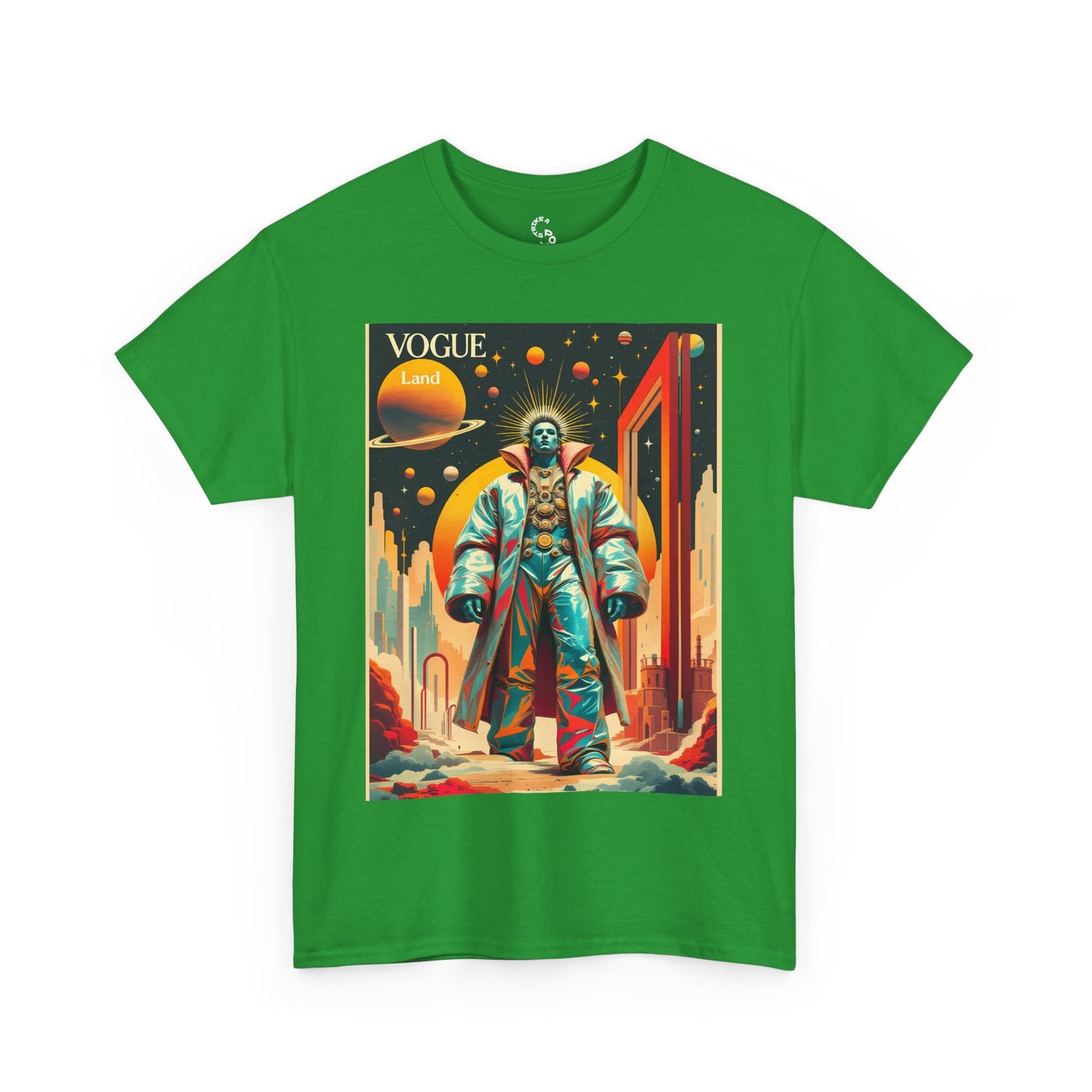 Vogue Land Unisex Heavy Cotton Tee - Colorful Graphic Shirt