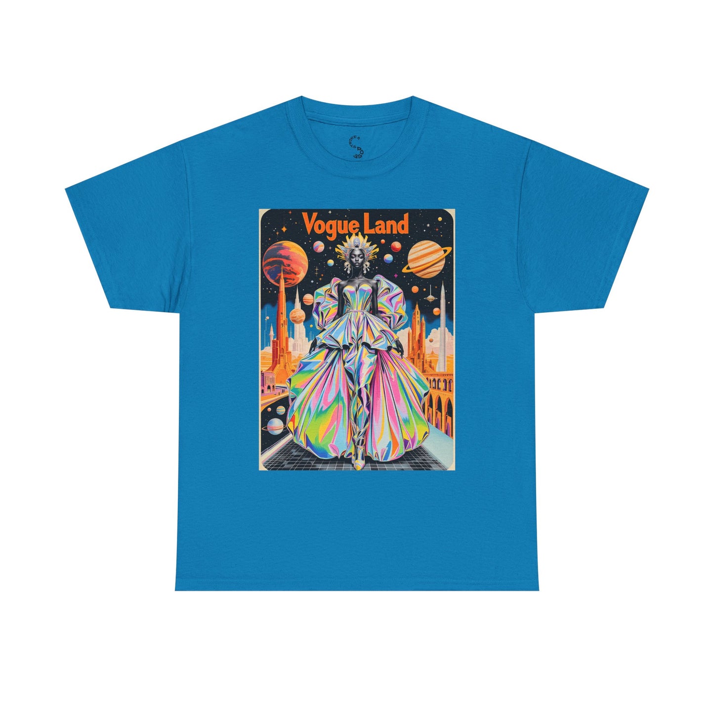 Vogue Land Unisex Heavy Cotton Tee - Colorful Graphic Shirt