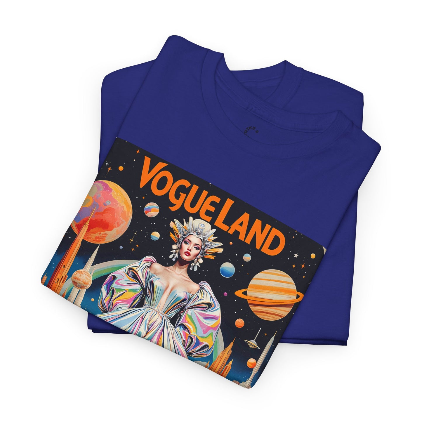 Vogue Land Unisex Heavy Cotton Tee - Colorful Graphic Shirt