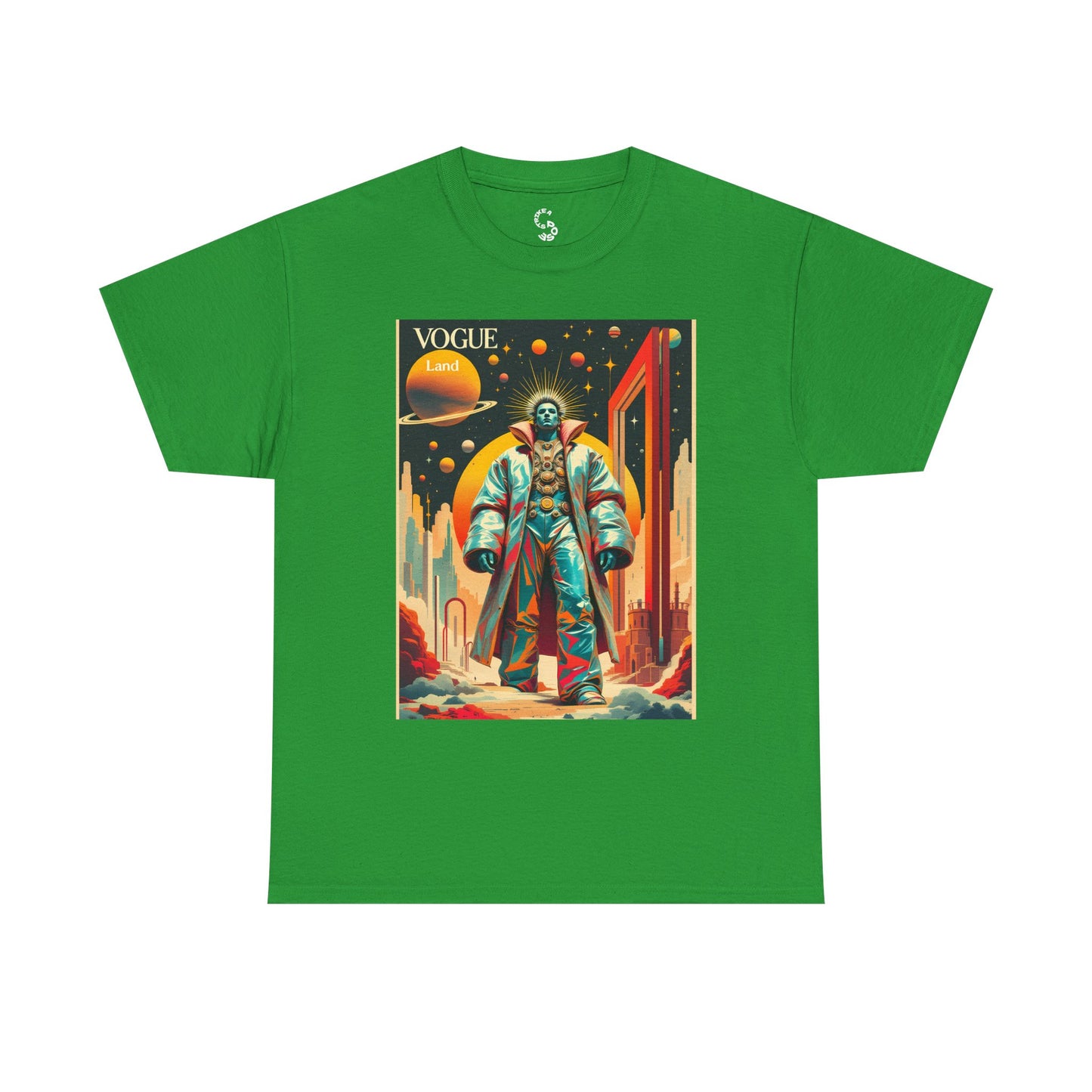 Vogue Land Unisex Heavy Cotton Tee - Colorful Graphic Shirt