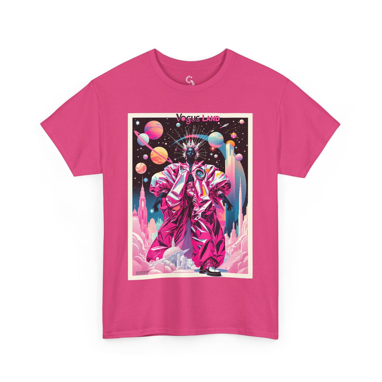 Vogue Land Unisex Heavy Cotton Tee - Colorful Graphic Shirt