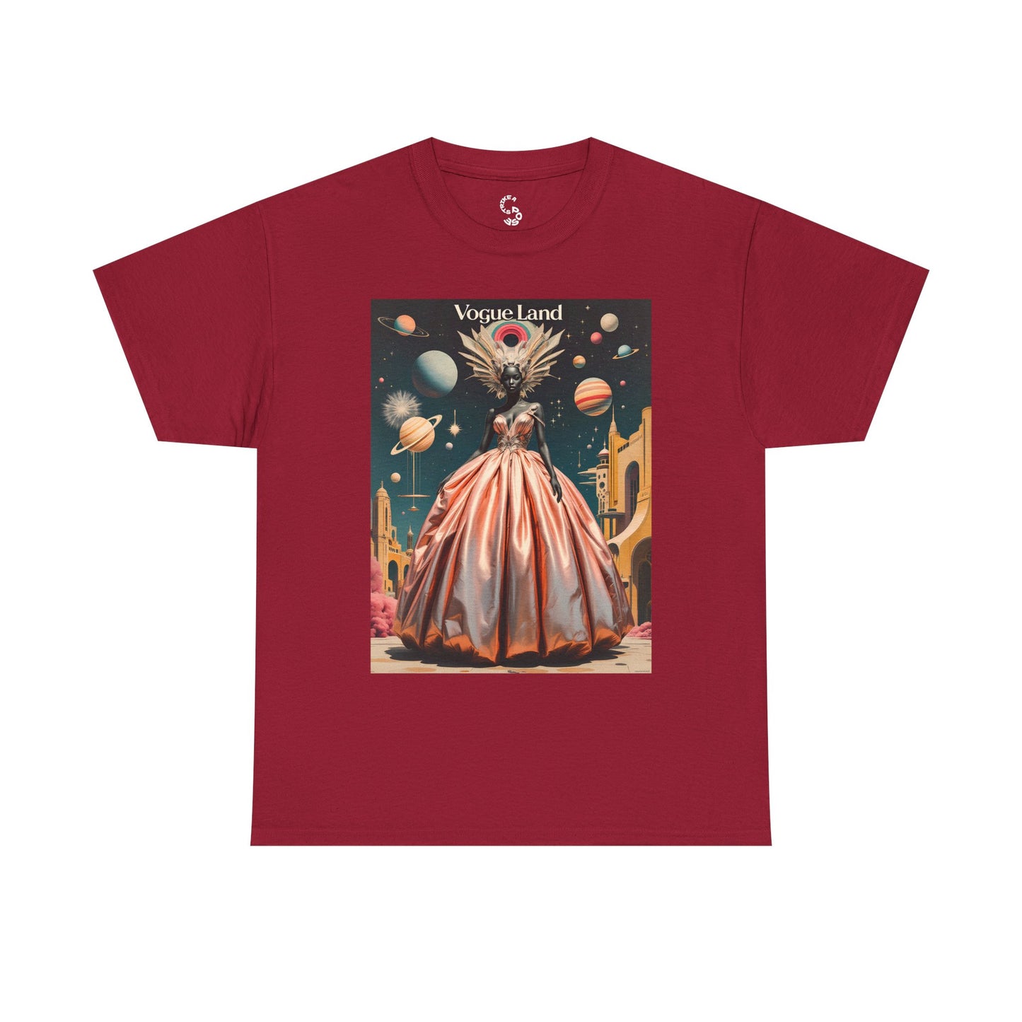 Vogue Land Unisex Heavy Cotton Tee - Colorful Graphic Shirt