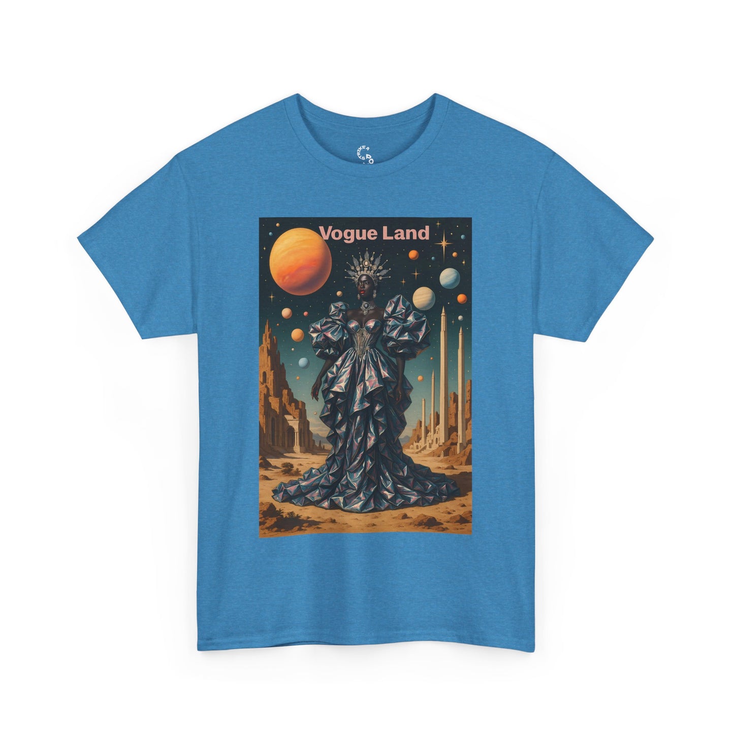 Vogue Land Unisex Heavy Cotton Tee - Colorful Graphic Shirt