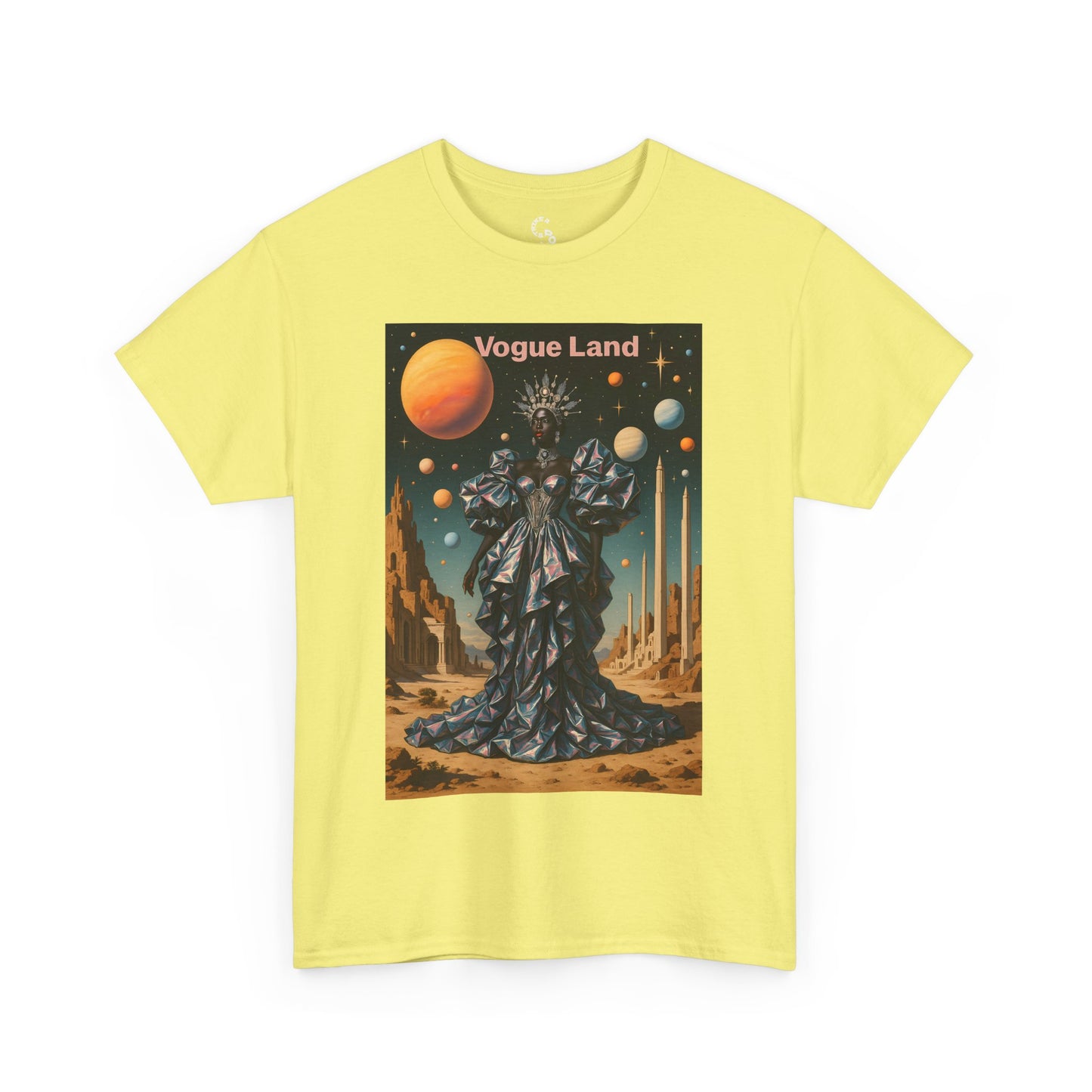 Vogue Land Unisex Heavy Cotton Tee - Colorful Graphic Shirt