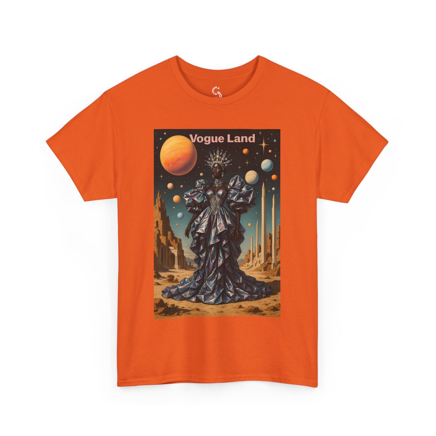 Vogue Land Unisex Heavy Cotton Tee - Colorful Graphic Shirt