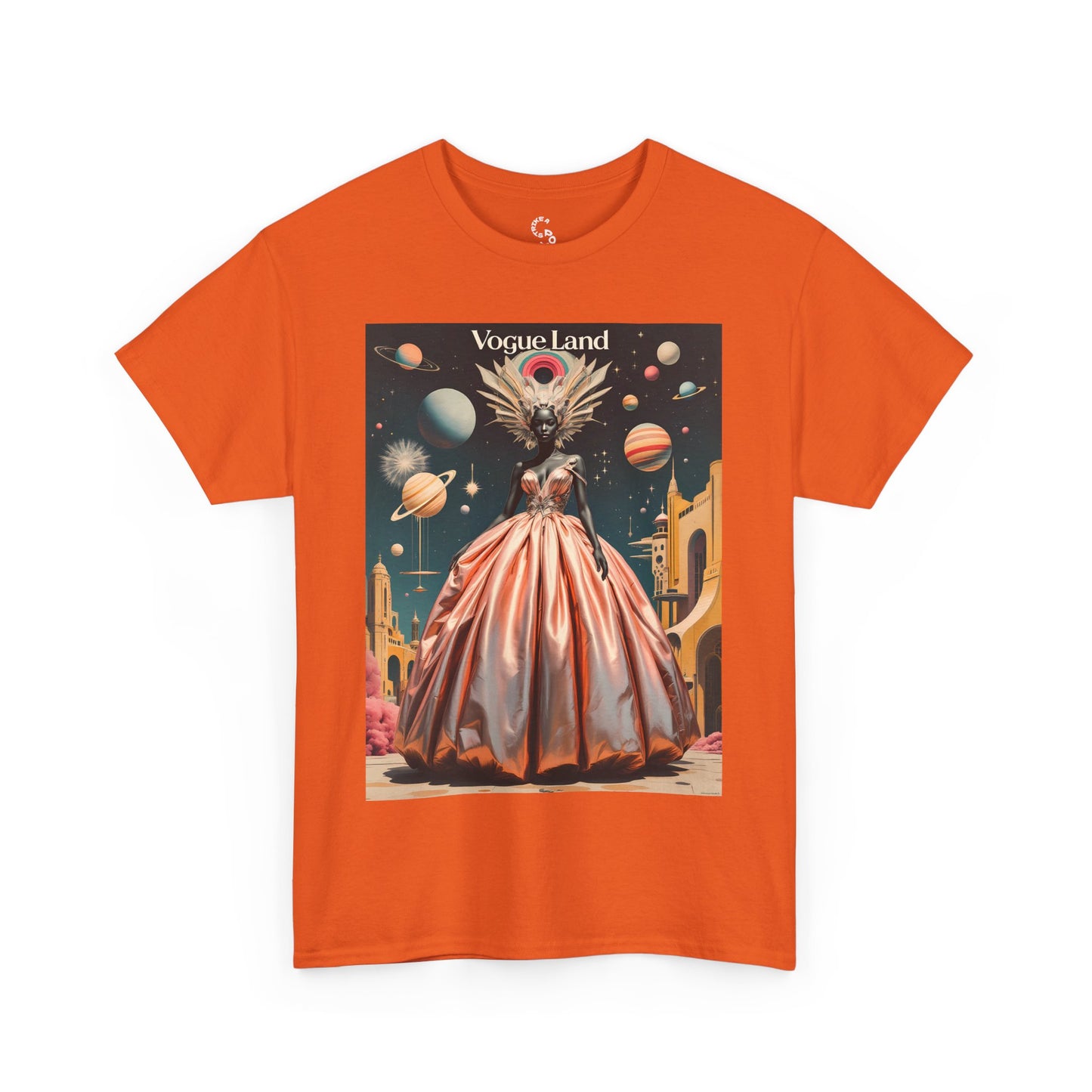 Vogue Land Unisex Heavy Cotton Tee - Colorful Graphic Shirt