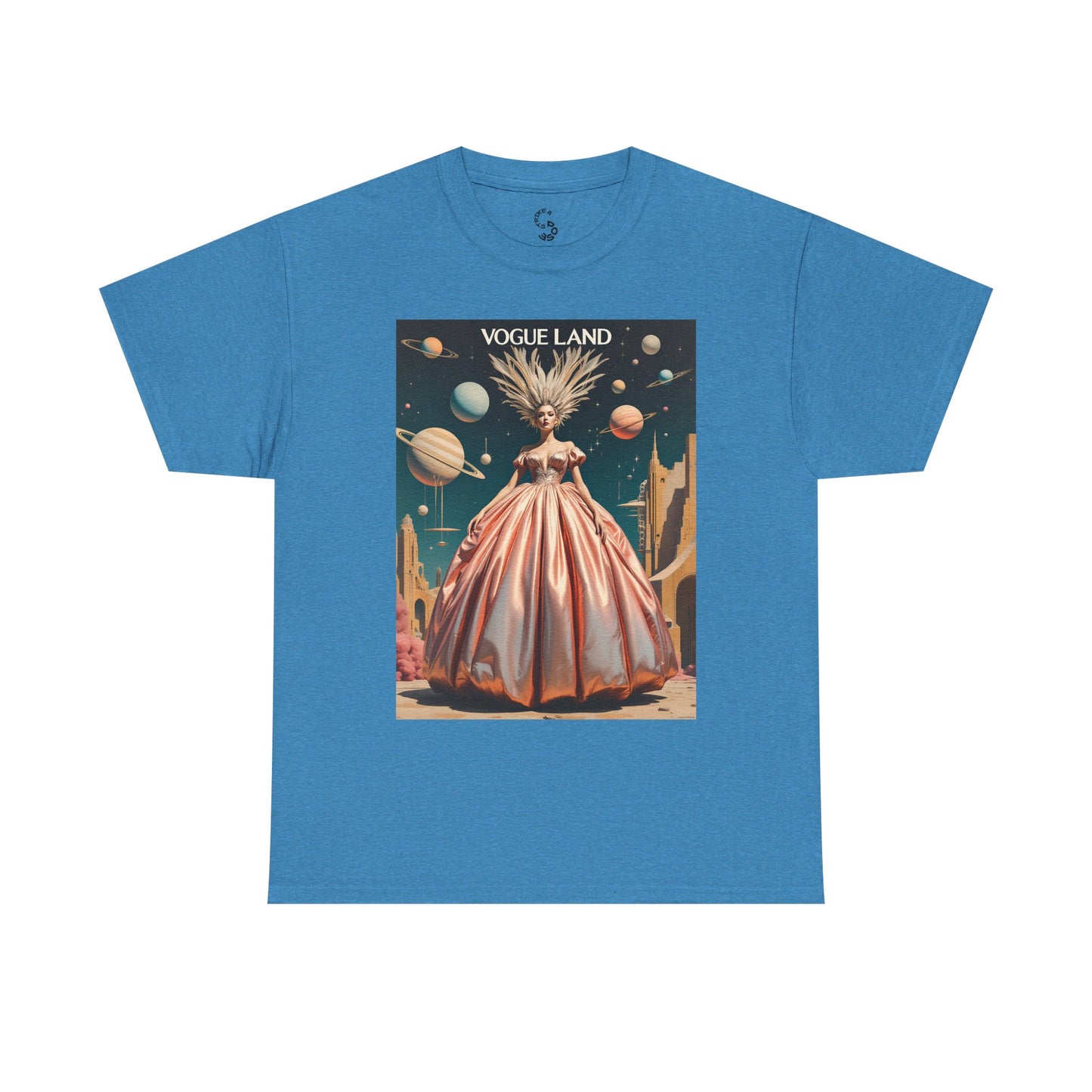 Vogue Land Unisex Heavy Cotton Tee - Colorful Graphic Shirt