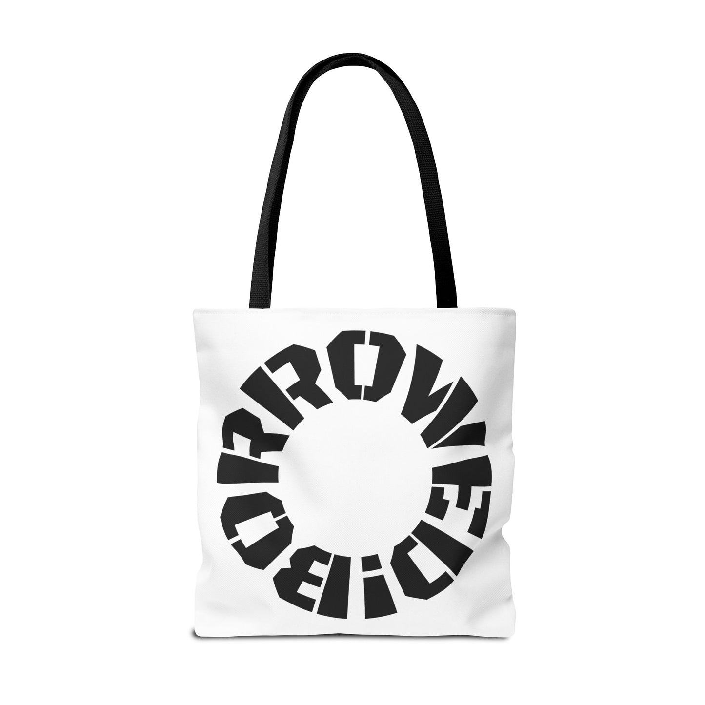 "BORROWED!" Tote Bag (AOP)