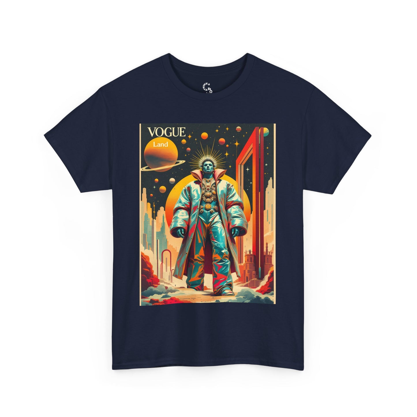 Vogue Land Unisex Heavy Cotton Tee - Colorful Graphic Shirt