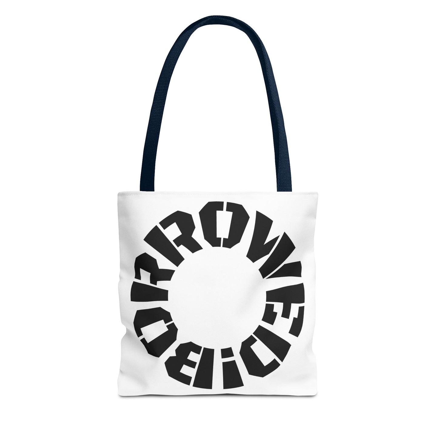 "BORROWED!" Tote Bag (AOP)