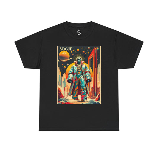 Vogue Land Unisex Heavy Cotton Tee - Colorful Graphic Shirt