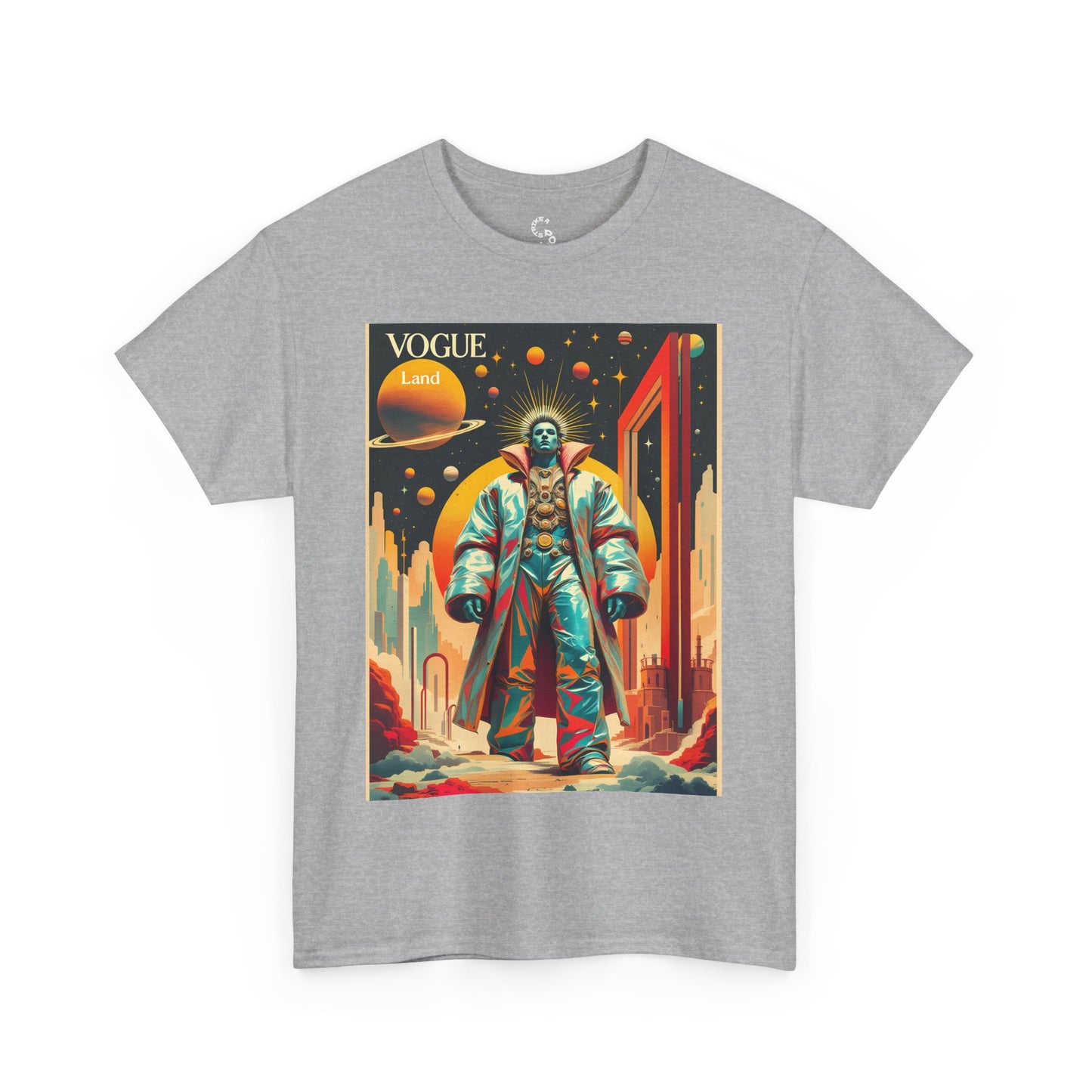 Vogue Land Unisex Heavy Cotton Tee - Colorful Graphic Shirt