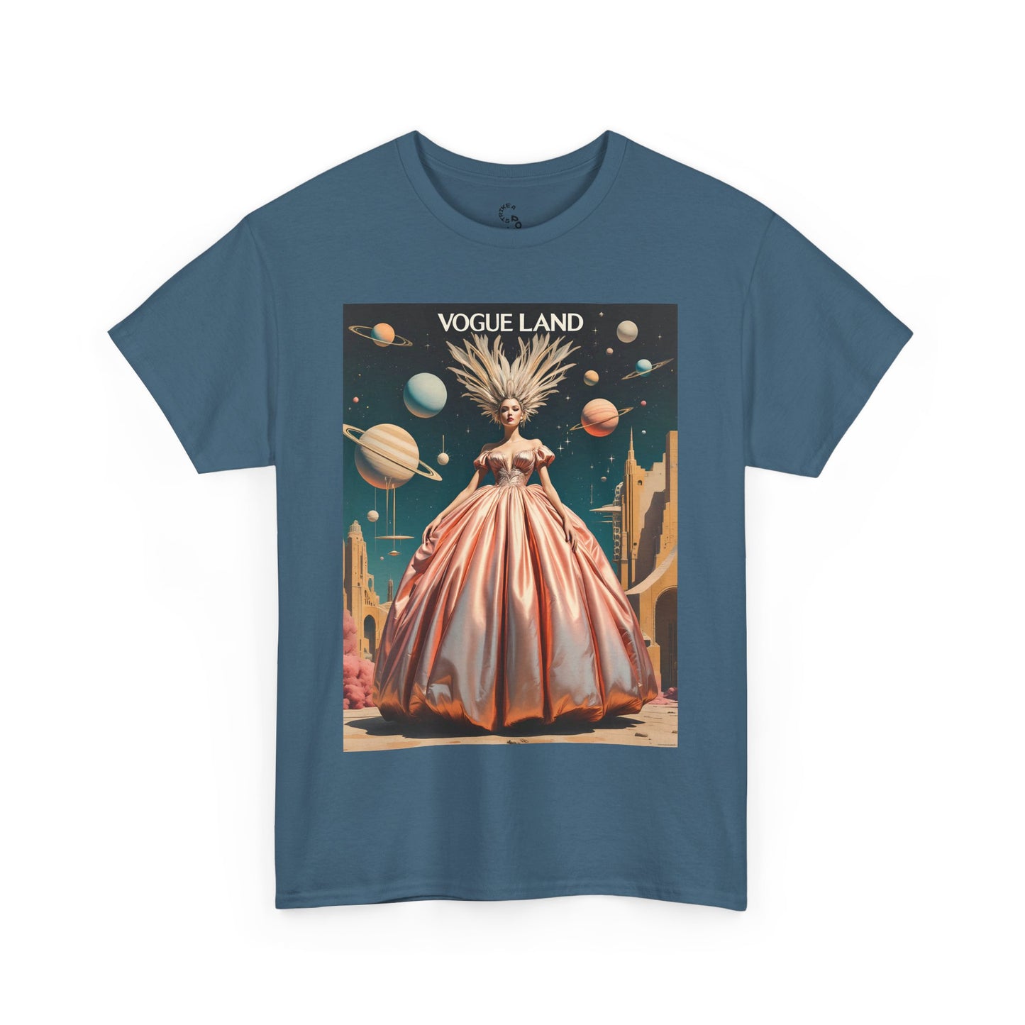 Vogue Land Unisex Heavy Cotton Tee - Colorful Graphic Shirt