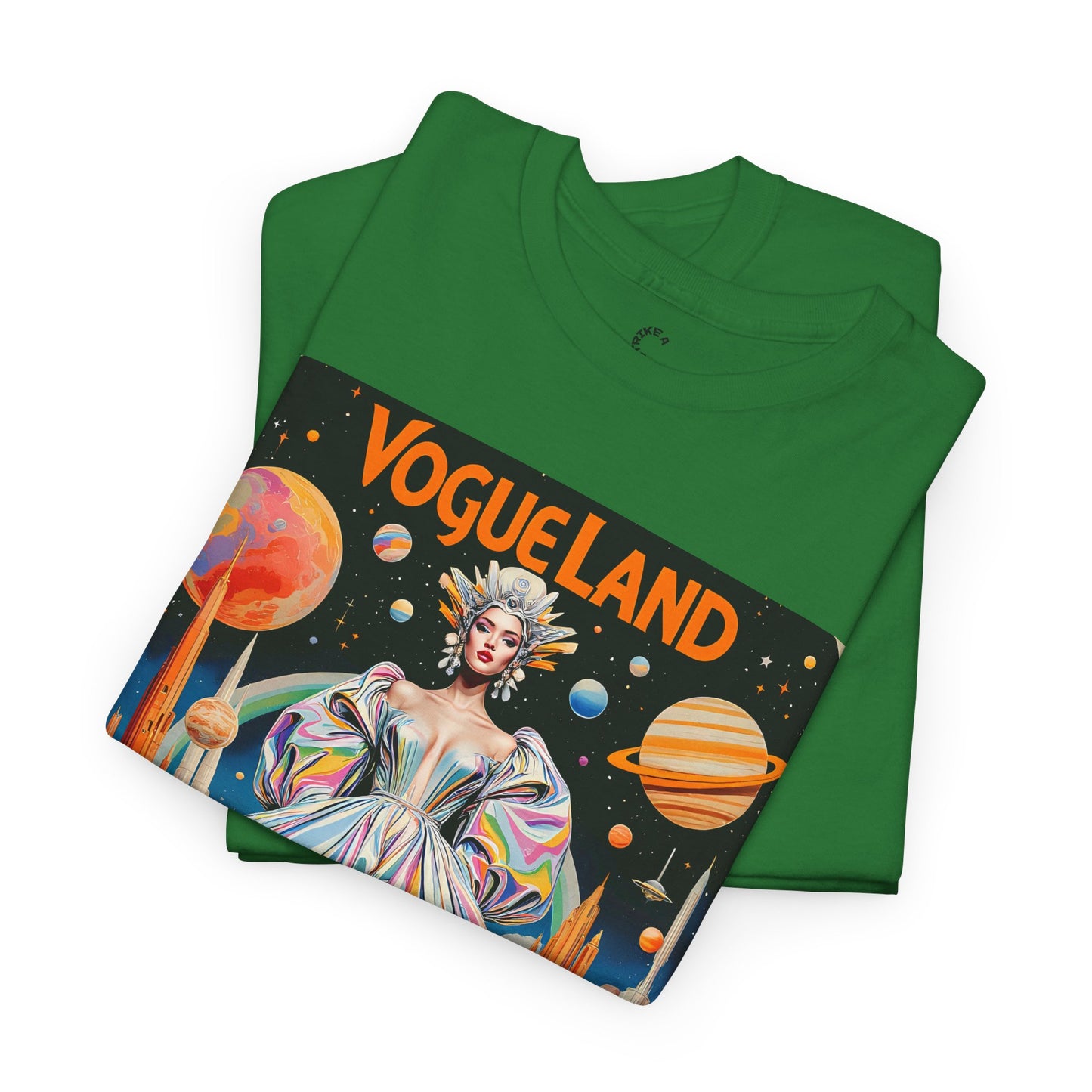 Vogue Land Unisex Heavy Cotton Tee - Colorful Graphic Shirt