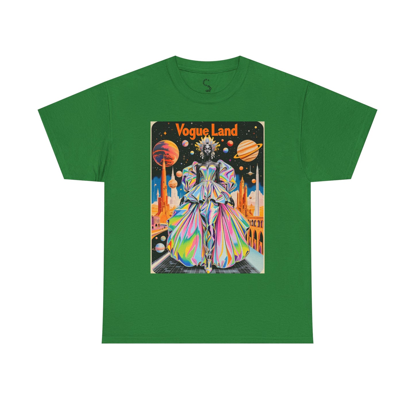 Vogue Land Unisex Heavy Cotton Tee - Colorful Graphic Shirt