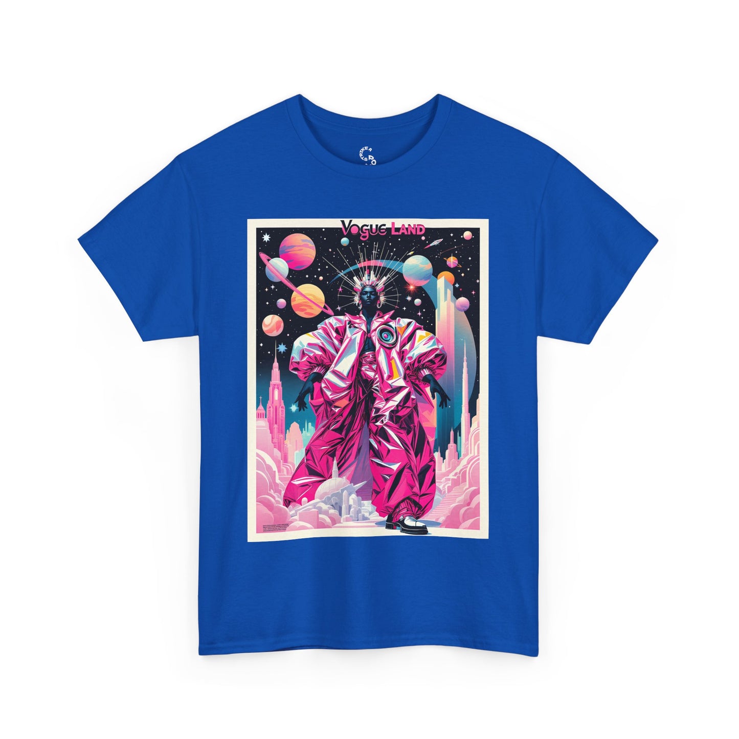 Vogue Land Unisex Heavy Cotton Tee - Colorful Graphic Shirt