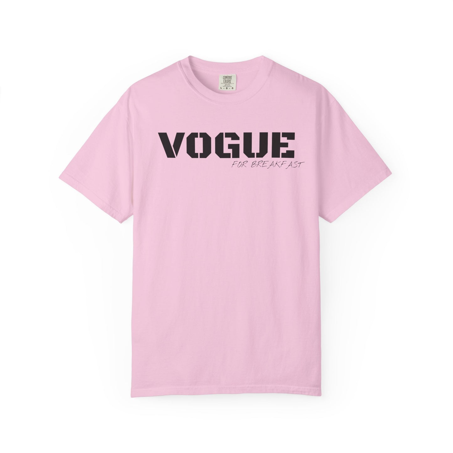 VOGUE For Breakfast Unisex Garment-Dyed T-shirt