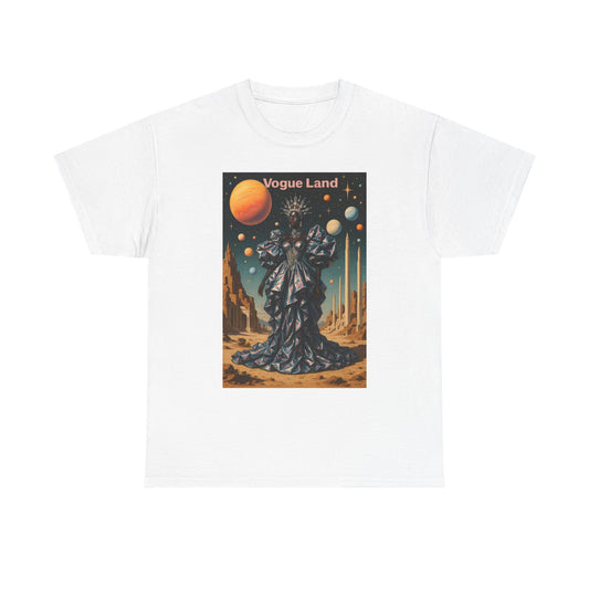 Vogue Land Unisex Heavy Cotton Tee - Colorful Graphic Shirt