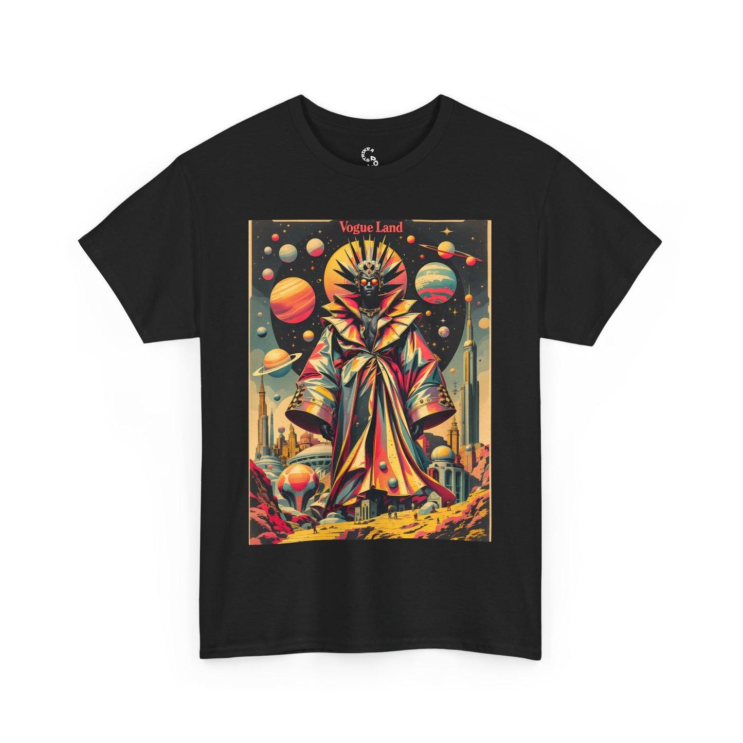 Vogue Land Unisex Heavy Cotton Tee - Colorful Graphic Shirt