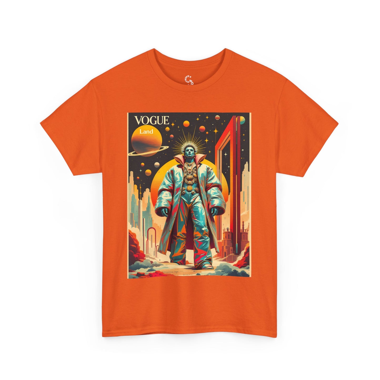 Vogue Land Unisex Heavy Cotton Tee - Colorful Graphic Shirt