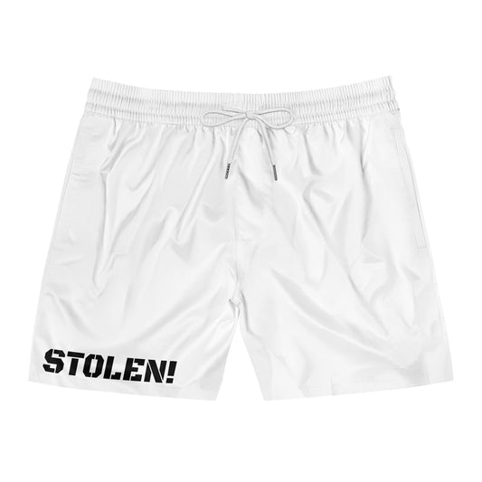 STOLEN! Men's Mid-Length Swim Shorts (AOP)