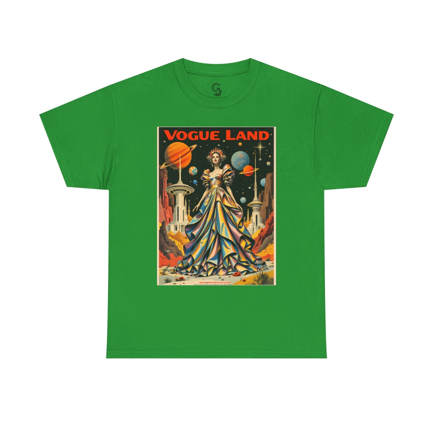 Vogue Land Unisex Heavy Cotton Tee - Colorful Graphic Shirt