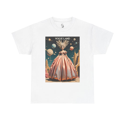 Vogue Land Unisex Heavy Cotton Tee - Colorful Graphic Shirt