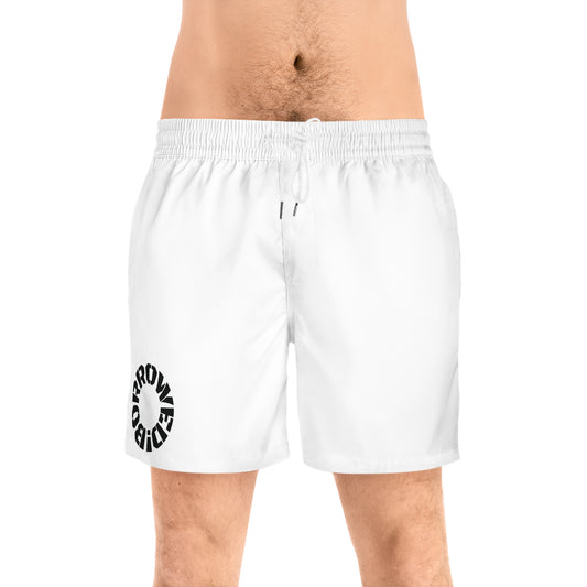 BORROWED! Men's Mid-Length Swim Shorts (AOP)