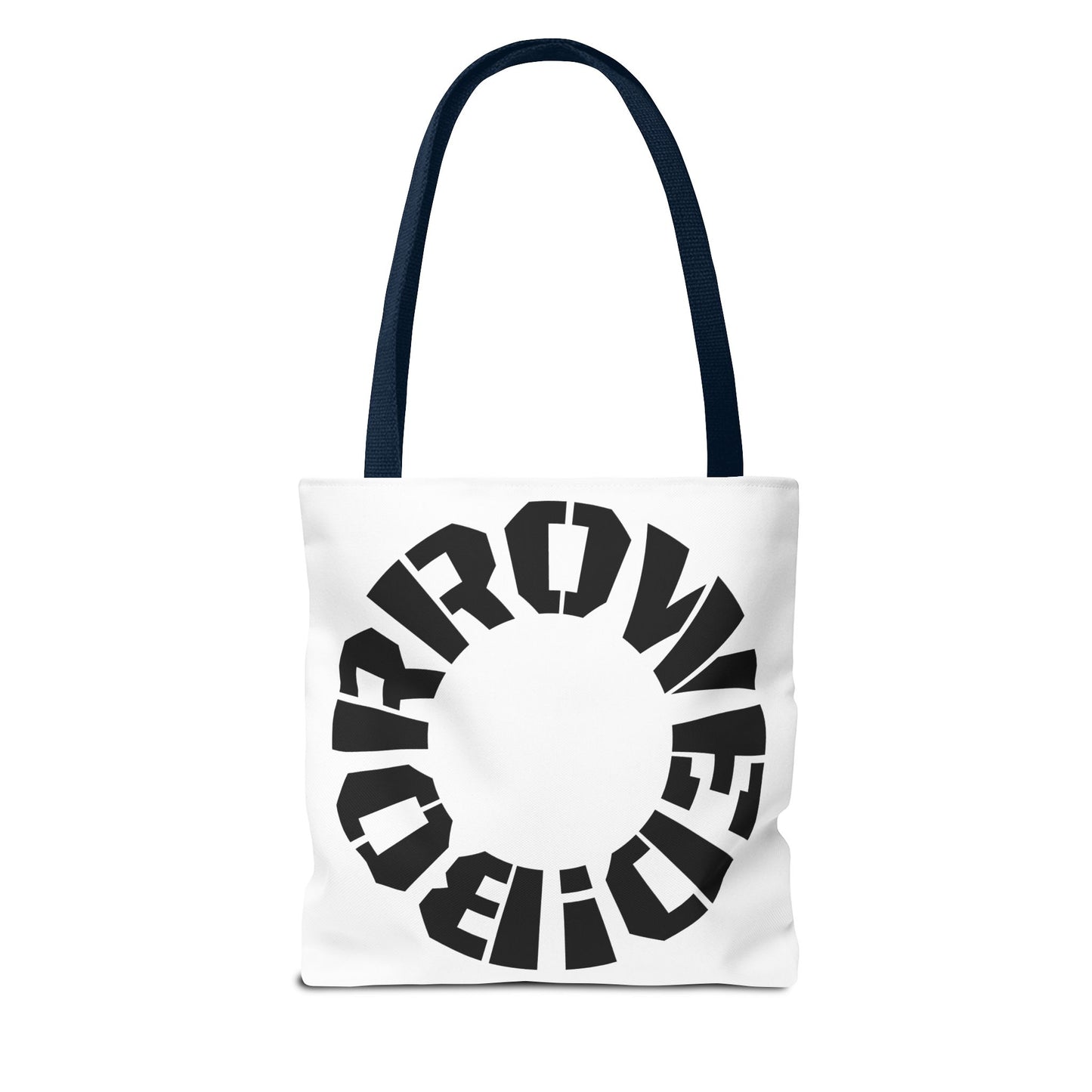 "BORROWED!" Tote Bag (AOP)
