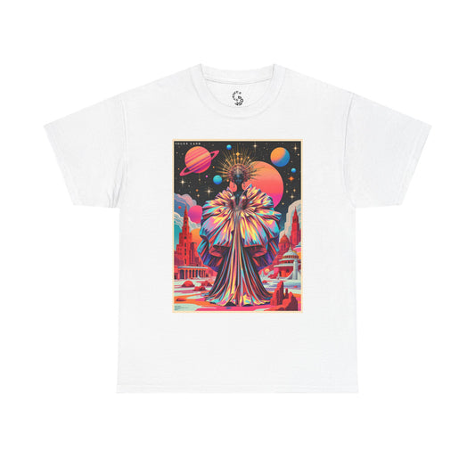 Vogue Land Unisex Heavy Cotton Tee - Colorful Graphic Shirt