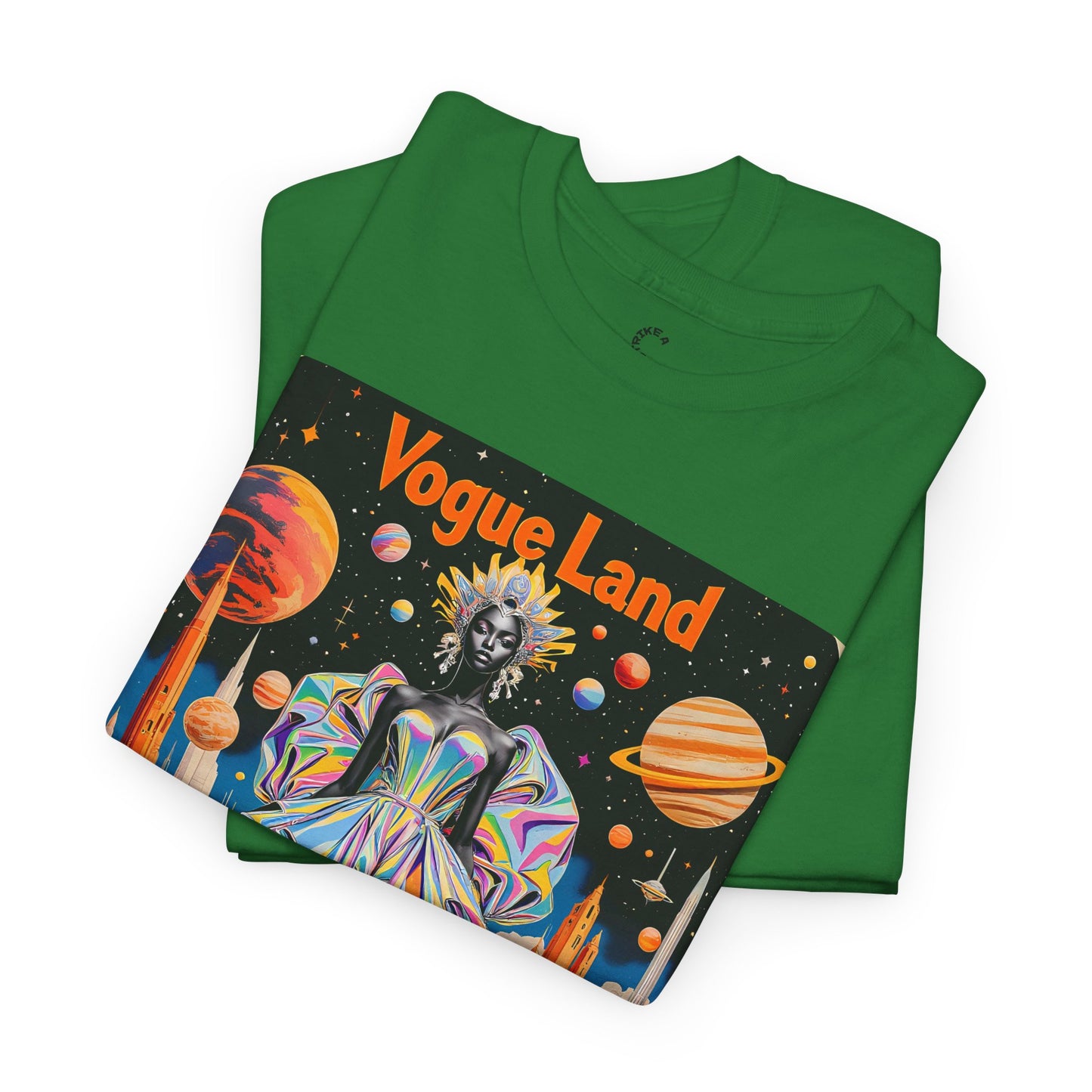 Vogue Land Unisex Heavy Cotton Tee - Colorful Graphic Shirt