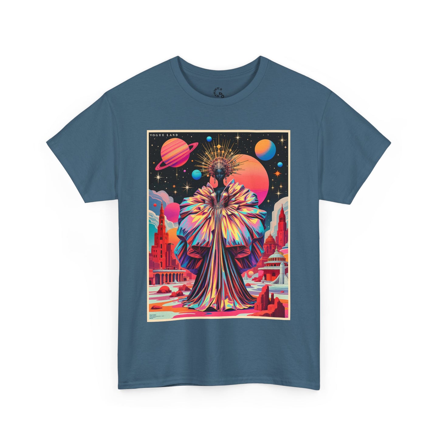 Vogue Land Unisex Heavy Cotton Tee - Colorful Graphic Shirt